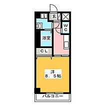 ミリュー 503 ｜ 静岡県富士市中央町１丁目8番16号（賃貸マンション1K・5階・30.24㎡） その2