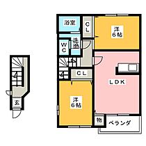 メゾンアベニール　I  ｜ 静岡県富士市森下（賃貸アパート2LDK・2階・62.62㎡） その2