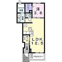 ルーチェクレアIIB  ｜ 静岡県富士市川成島（賃貸アパート1LDK・1階・39.56㎡） その2