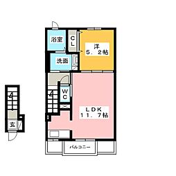 間取図画像 1LDK