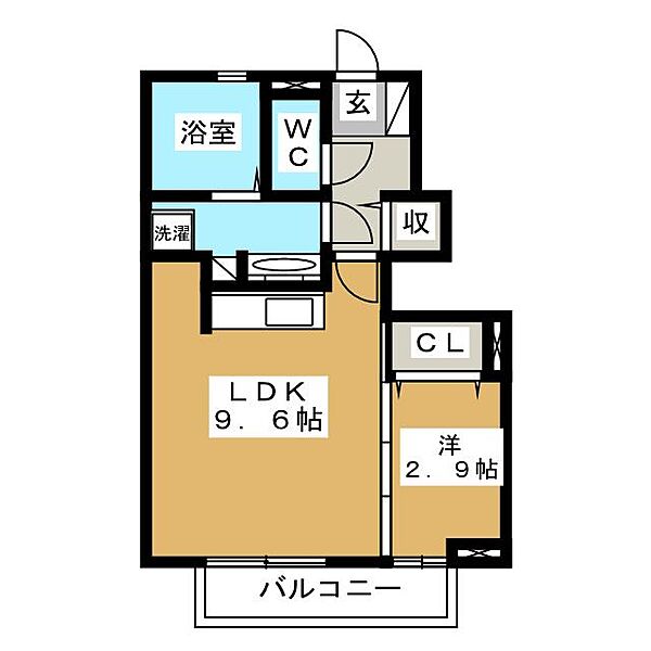 Ｇｒｏｗ　ＮｅｘｔII ｜静岡県富士宮市小泉(賃貸アパート1LDK・1階・35.06㎡)の写真 その2