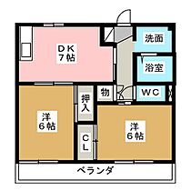 ＳＳ若宮  ｜ 静岡県富士宮市小泉（賃貸マンション2DK・1階・46.09㎡） その2