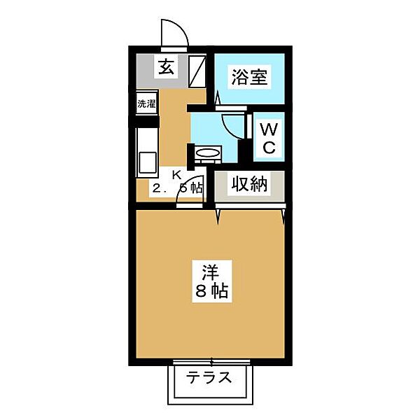 ヴィクトリータカラ ｜静岡県富士宮市宝町(賃貸アパート1K・1階・26.71㎡)の写真 その2