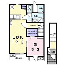 サンフラワーＢ 202 ｜ 静岡県富士宮市大岩911-1（賃貸アパート1LDK・2階・46.54㎡） その2