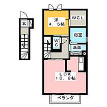 フローラII　三園  ｜ 静岡県富士宮市三園平（賃貸アパート1LDK・2階・46.54㎡） その2