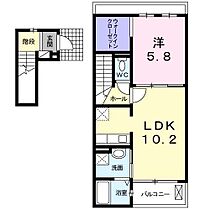 エスペランサ  ｜ 静岡県富士宮市矢立町（賃貸アパート1LDK・2階・43.80㎡） その2