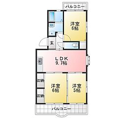 パークホームズ24 3LDKの間取図画像