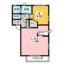 マーベラスＢ  ｜ 静岡県焼津市石津向町（賃貸アパート1LDK・2階・46.01㎡） その2