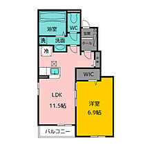 エレオノール 105 ｜ 静岡県焼津市石津３丁目21番地22号（賃貸アパート1LDK・1階・44.17㎡） その2