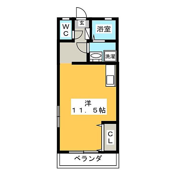 チェリーストーンII ｜静岡県磐田市中泉(賃貸マンション1R・1階・27.97㎡)の写真 その2