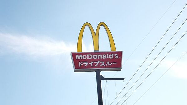 画像18:飲食店「マクドナルドまで2100m」