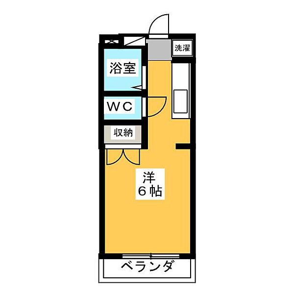 コーポ丁田 ｜静岡県袋井市方丈４丁目(賃貸アパート1R・2階・19.44㎡)の写真 その2