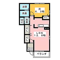 しなのＦ  ｜ 静岡県磐田市川袋（賃貸アパート1LDK・1階・46.79㎡） その2