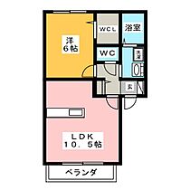 クルール　B  ｜ 静岡県磐田市豊島（賃貸アパート1LDK・1階・40.43㎡） その2