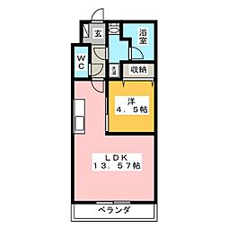 FINEGROWTH 1LDKの間取図画像
