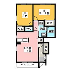 物件の間取り