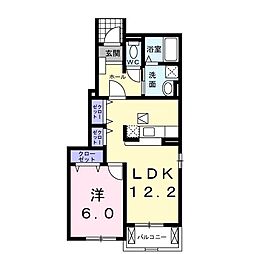 SGアネックス2 1LDKの間取図画像