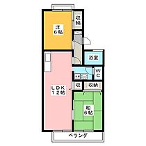 セジュールＵ  ｜ 静岡県駿東郡長泉町下長窪（賃貸アパート2LDK・2階・53.38㎡） その2