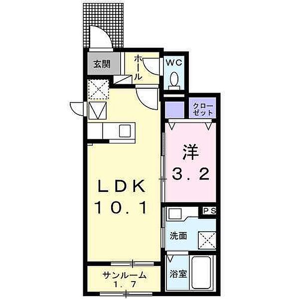 ニューグランポルテＴＳ 103｜静岡県三島市谷田(賃貸アパート1LDK・1階・36.29㎡)の写真 その1