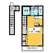 メゾンＭ＆Ｍ  ｜ 静岡県三島市寿町（賃貸アパート1R・2階・37.43㎡） その2