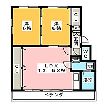 ＭＥＳＳＡＧＥ三島幸原  ｜ 静岡県三島市幸原町１丁目（賃貸マンション2LDK・2階・53.66㎡） その2