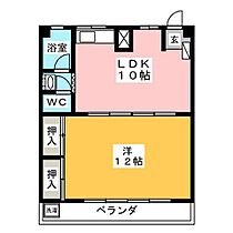 戸崎第1ビル  ｜ 岐阜県岐阜市市橋６丁目（賃貸マンション1LDK・4階・46.20㎡） その2