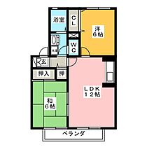 Ｄｗｅｌｌ ハヤシ　Ｂ棟  ｜ 岐阜県羽島郡笠松町長池（賃貸アパート2LDK・2階・53.58㎡） その2