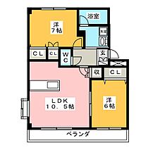 プロニティAOKI  ｜ 岐阜県岐阜市日置江３丁目（賃貸マンション2LDK・2階・57.75㎡） その2