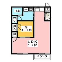 タウニイユートピアＡ  ｜ 岐阜県岐阜市西鶉１丁目（賃貸アパート1LDK・2階・53.88㎡） その2