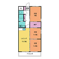 USA　COURT　EAST 203 ｜ 岐阜県岐阜市宇佐３丁目4-15（賃貸マンション3LDK・2階・61.60㎡） その2