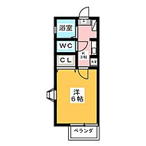 シンフォニー  ｜ 岐阜県岐阜市柳津町上佐波３丁目（賃貸アパート1K・1階・20.25㎡） その2