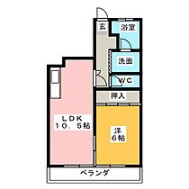 ハイツ河田  ｜ 岐阜県羽島郡岐南町伏屋７丁目（賃貸マンション1LDK・1階・40.59㎡） その2