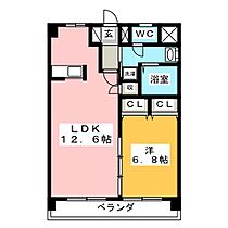 サンビーム八代  ｜ 岐阜県岐阜市今嶺２丁目（賃貸マンション1LDK・1階・53.00㎡） その2