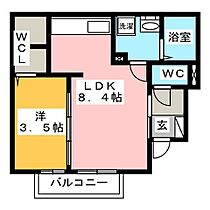 セレーノ 102 ｜ 岐阜県岐阜市柳津町蓮池５丁目17（賃貸アパート1LDK・1階・32.71㎡） その2