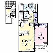 リラ  ｜ 岐阜県岐阜市今嶺４丁目4番地8（賃貸アパート1LDK・2階・45.41㎡） その2