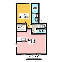 コートハウス岐陽II B  ｜ 岐阜県羽島郡岐南町薬師寺４丁目（賃貸アパート1LDK・2階・45.38㎡） その2