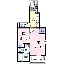 クリアネスＮ　Ｂ  ｜ 岐阜県岐阜市茜部野瀬２丁目（賃貸アパート2K・1階・31.65㎡） その2