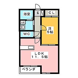 間取図画像 1LDK