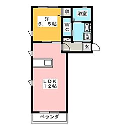 間取図画像 1LDK
