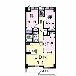 ゴールデン50 3LDKの間取図画像