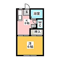 コーポ18  ｜ 岐阜県岐阜市中（賃貸マンション1K・1階・19.87㎡） その2