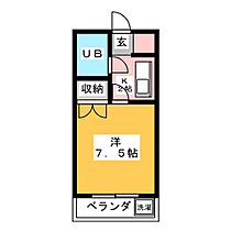 サンライズ松野  ｜ 岐阜県岐阜市則武中４丁目（賃貸マンション1K・2階・19.50㎡） その2