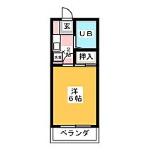 サンライズ84  ｜ 岐阜県岐阜市小野６丁目（賃貸マンション1K・1階・17.39㎡） その2