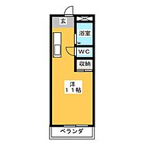 エステート旦島  ｜ 岐阜県岐阜市旦島中町１丁目（賃貸マンション1R・4階・27.00㎡） その2