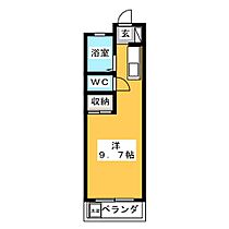 ハイツ島塚  ｜ 岐阜県岐阜市古市場（賃貸マンション1R・3階・23.00㎡） その2