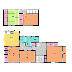 加野戸建 2階5DKの間取り
