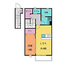 Ｖｉｌｌａ　Ｏｒｔｅｎｓｉａ 203 ｜ 岐阜県岐阜市折立880-1（賃貸アパート1LDK・2階・44.03㎡） その2