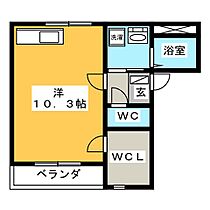 泉  ｜ 岐阜県岐阜市太郎丸中島（賃貸マンション1R・2階・32.06㎡） その2