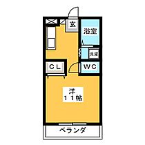 コーポひまわり  ｜ 岐阜県岐阜市北島２丁目（賃貸マンション1R・2階・25.92㎡） その2