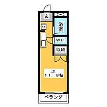 ロイヤルマンション3号館  ｜ 岐阜県岐阜市則武中２丁目（賃貸マンション1R・3階・25.51㎡） その2